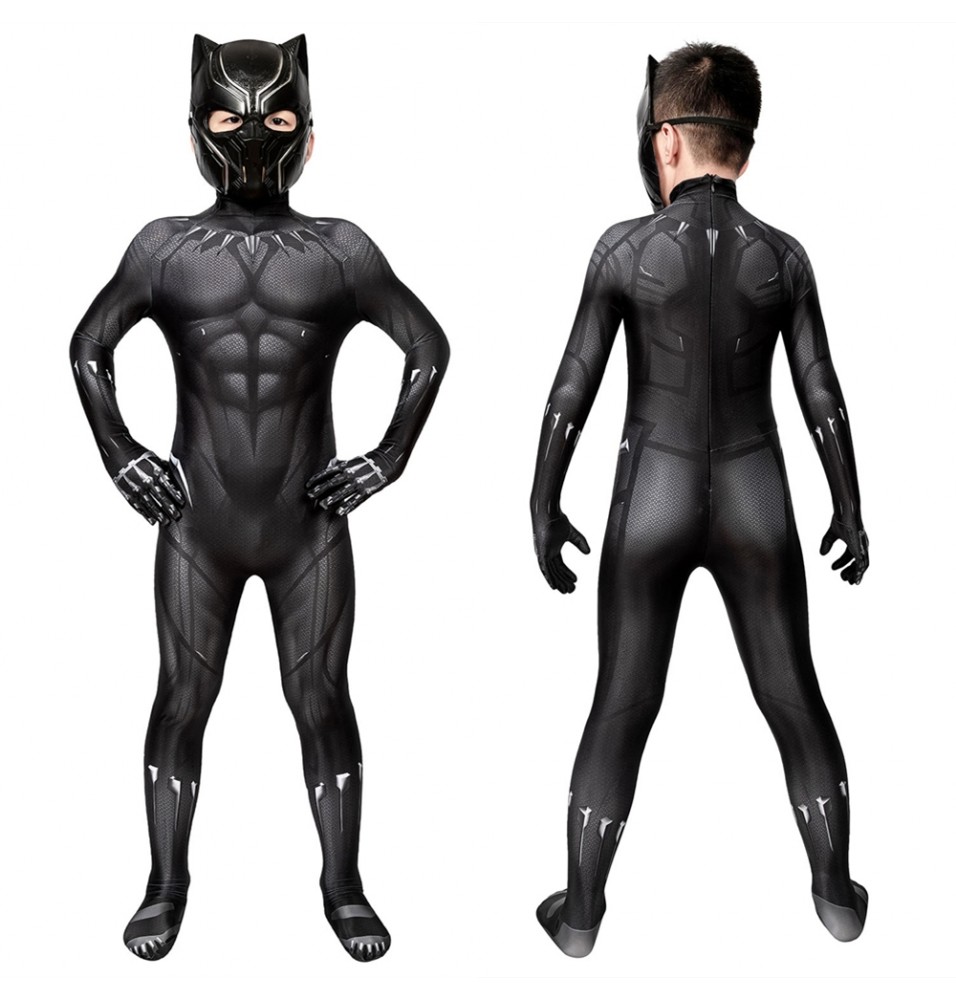 Black Panther 3D Kids Jumpsuit