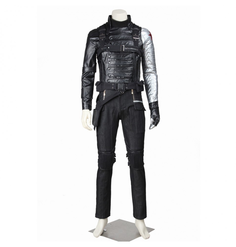 The Winter Soldier Bucky Barnes Cosplay Costume