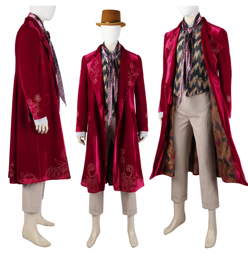 Charlie and the Chocolate Factory Willy Wonka Cosplay Costumes