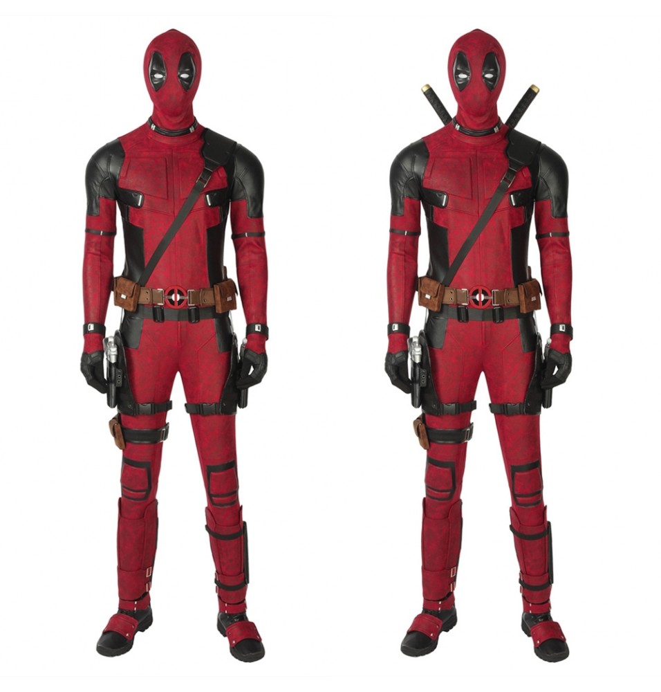 Deadpool 1 Cosplay Costume Deluxe Fullset