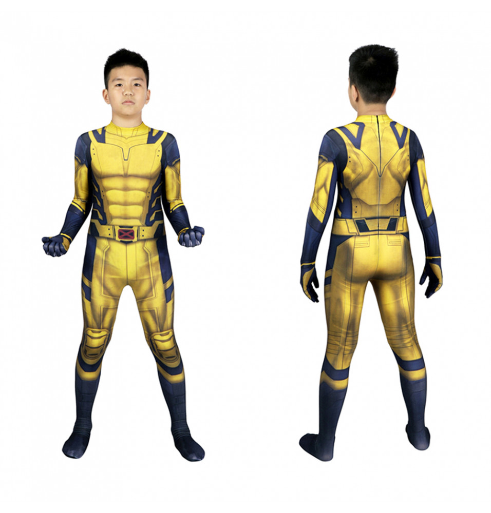 Deadpool 3 Wolverine Cosplay Kids Jumpsuit