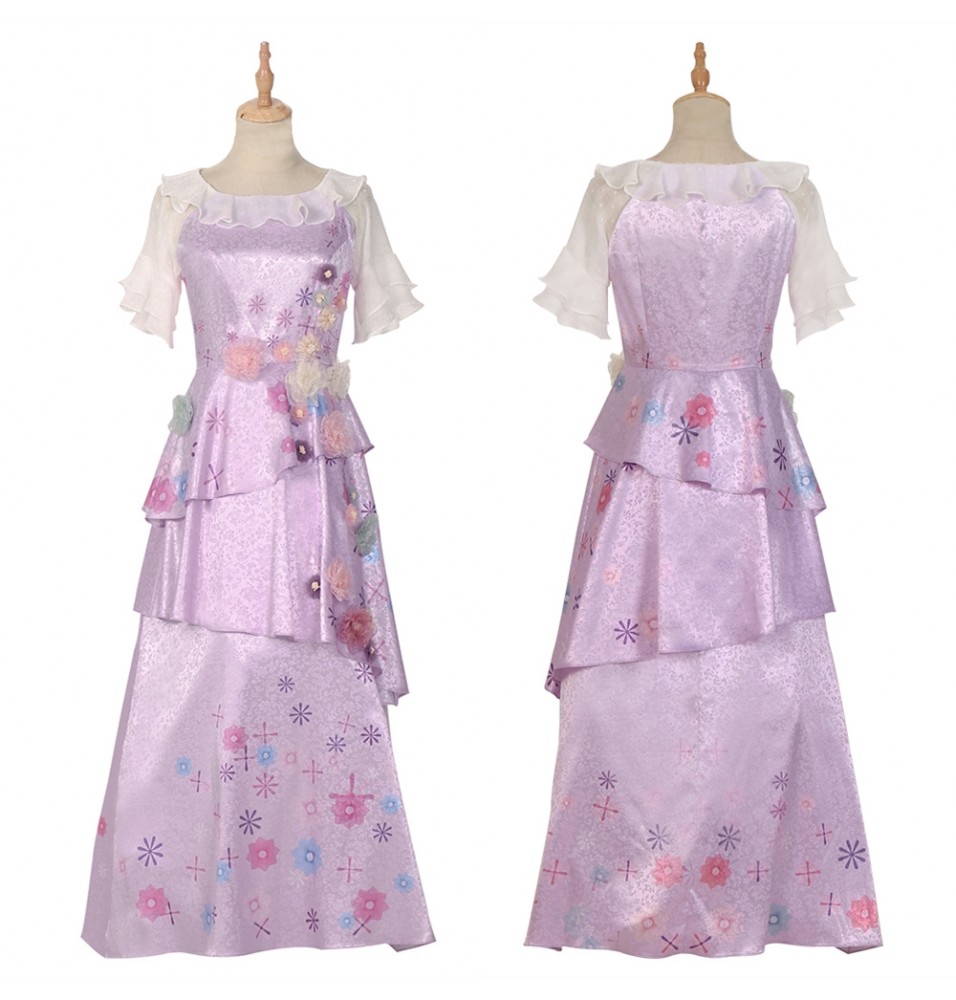 Disney Encanto Isabella Cosplay Costume Dress