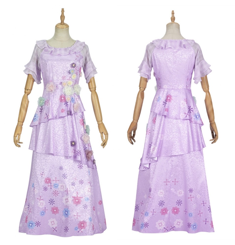 Disney Encanto Isabella Cosplay Dress Costume
