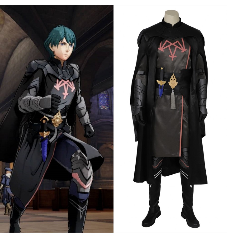 Fire Emblem Three Houses Male Byleth Cosplay Costume Deluxe Outfit