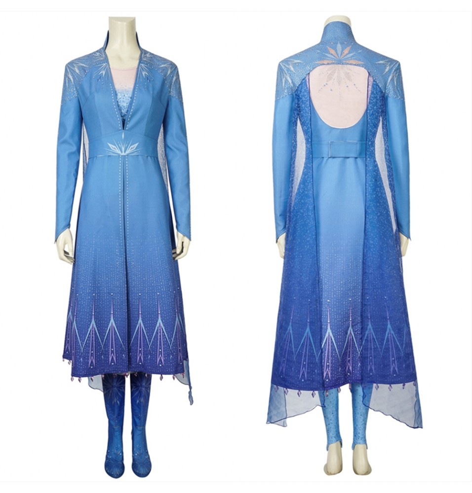Frozen 2 Anna Cosplay Costume Deluxe Fancy Dress