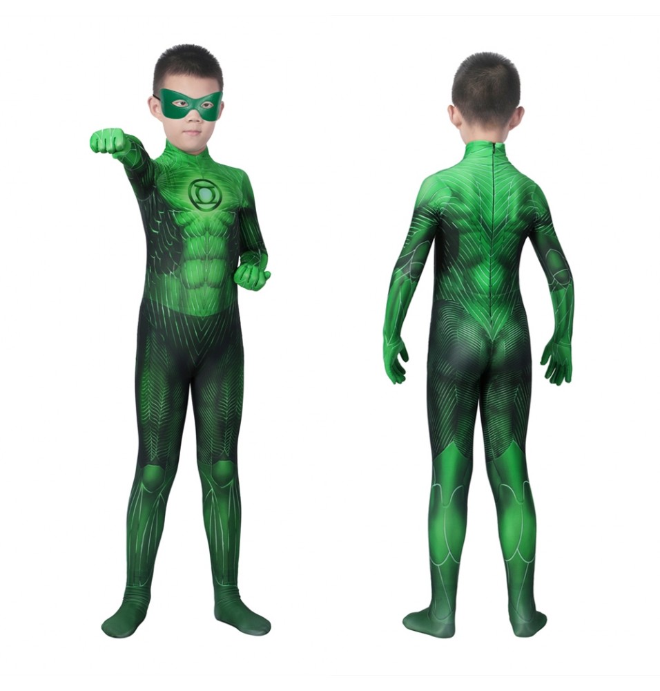 Green Lantern Hal Jordan Kids Jumpsuit