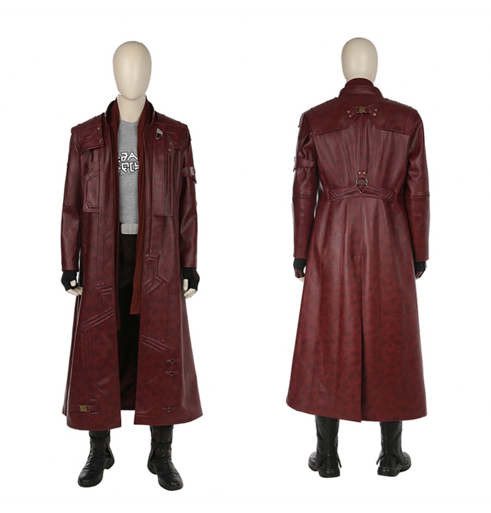 Guardians of the Galaxy 2 Star Lord Costume Long Coat Version