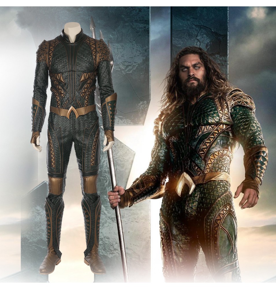 Justice League Aquaman Orin Arthur Curry Cosplay Costume Deluxe