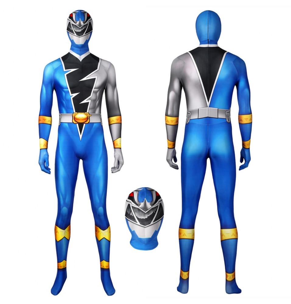 KISHIRYU SENTAI RYUSOULGER Blue Solider Cosplay Suit