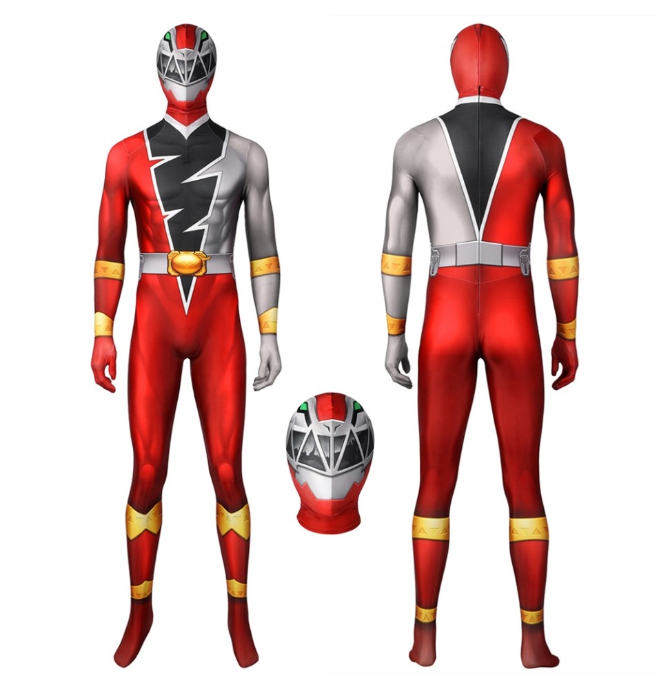 KISHIRYU SENTAI RYUSOULGER Red Solider Cosplay Suit