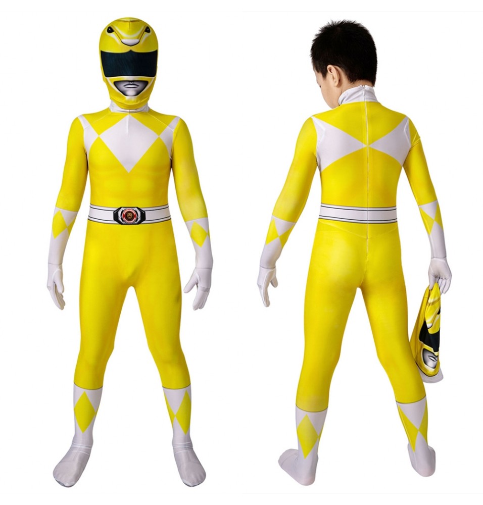 Power Rangers Trini Kwan Yellow Ranger Kids 3D Jumpsuit