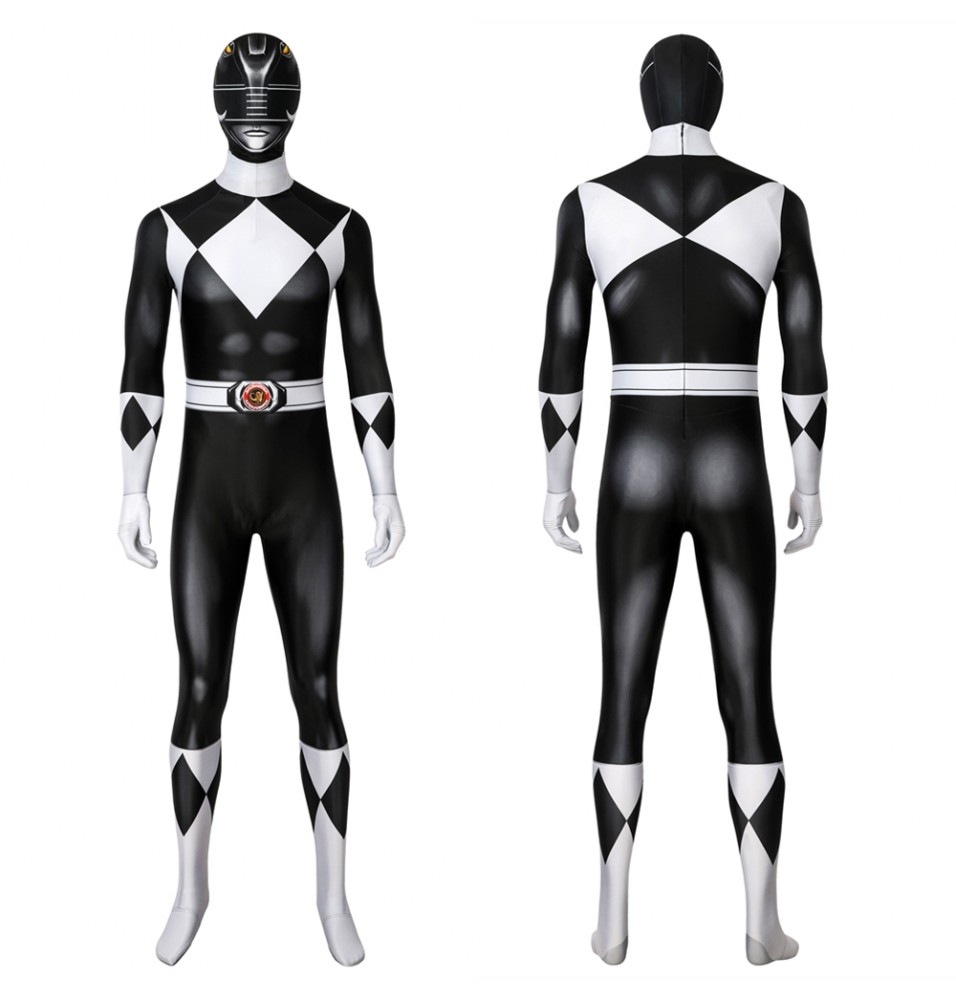 Power Rangers Zack Black Ranger 3D Jumpsuit