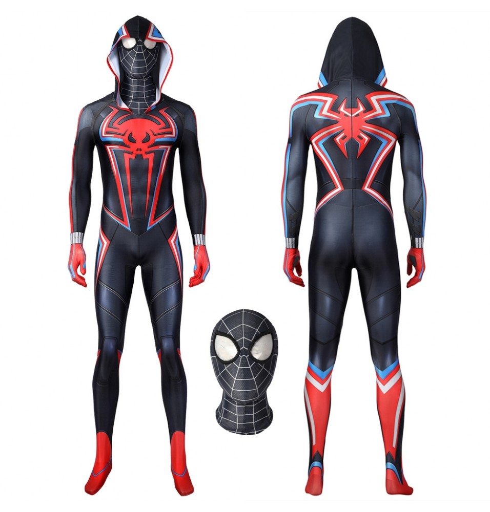 Combinaison PS5 Miles Morales Spider-Man costume cosplay adulte enfants  scène Ha