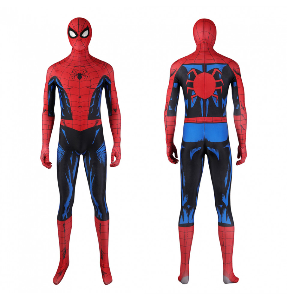 PS5 Spider-Man Vintage Comic Book Suit Jumpsuit