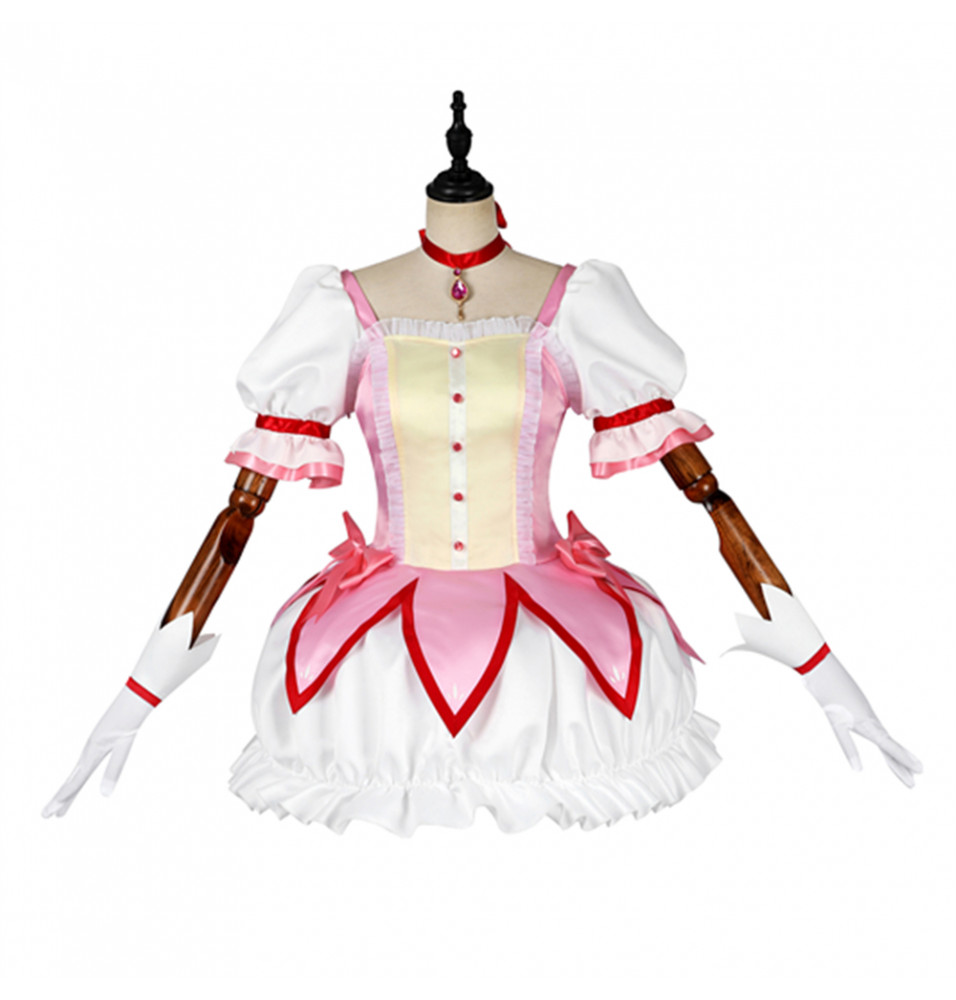 Puella Magi Madoka Magica Kaname Madoka Combat Suit Cosplay Dress