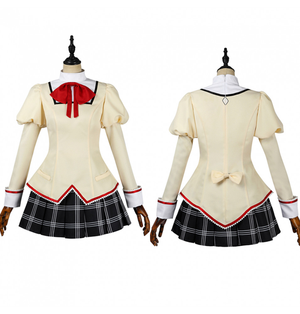 Puella Magi Madoka Magica Tomoe Mami Cosplay Costume