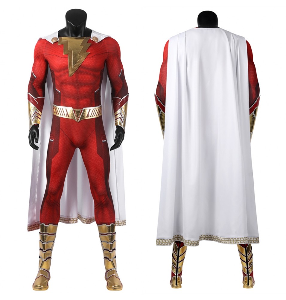 Shazam Fury of the Gods Billy Batson Shazam Cosplay Costume