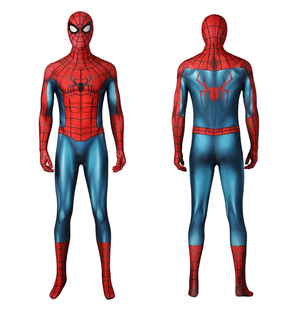 Spider-Man 3 No Way Home Peter Parker Classic Suit Jumpsuit