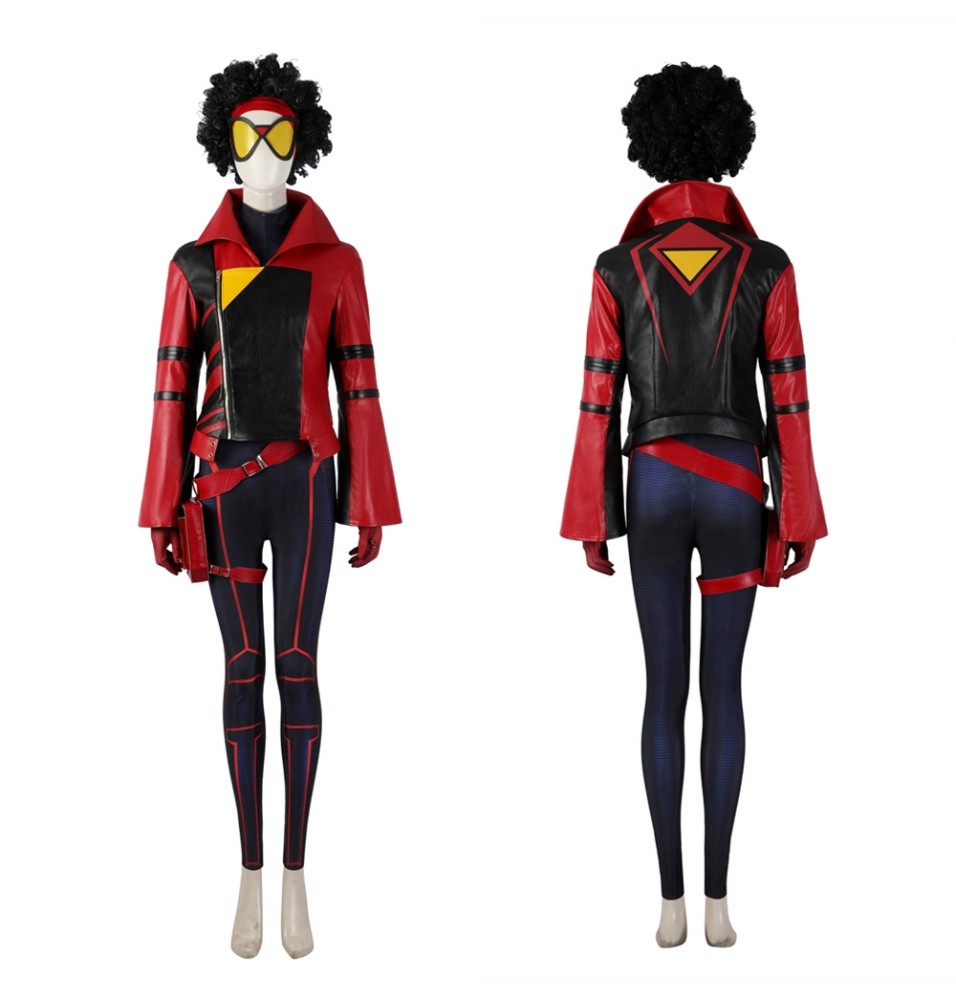 Spider-Man Across The Spider-Verse Spider-Woman Jessica Drew Cosplay Costume