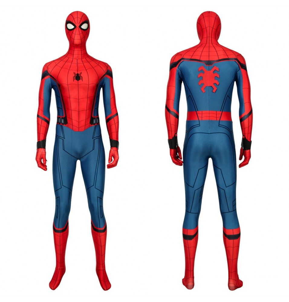 Spider-Man Far From Home Peter Parker 3D Zentai Jumpsuit Fullset
