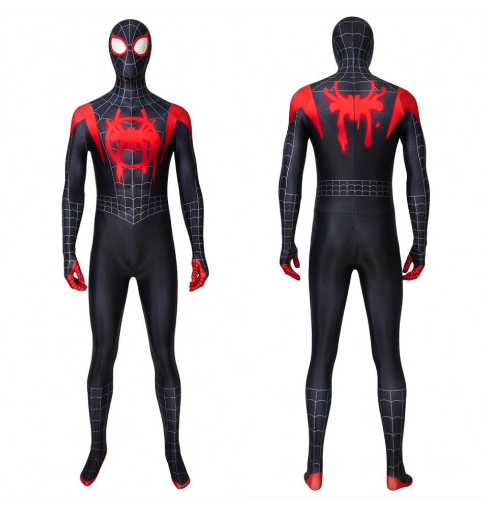 Spider-Man Into the Spider-Verse Miles Morales Zentai 3D Jumpsuit