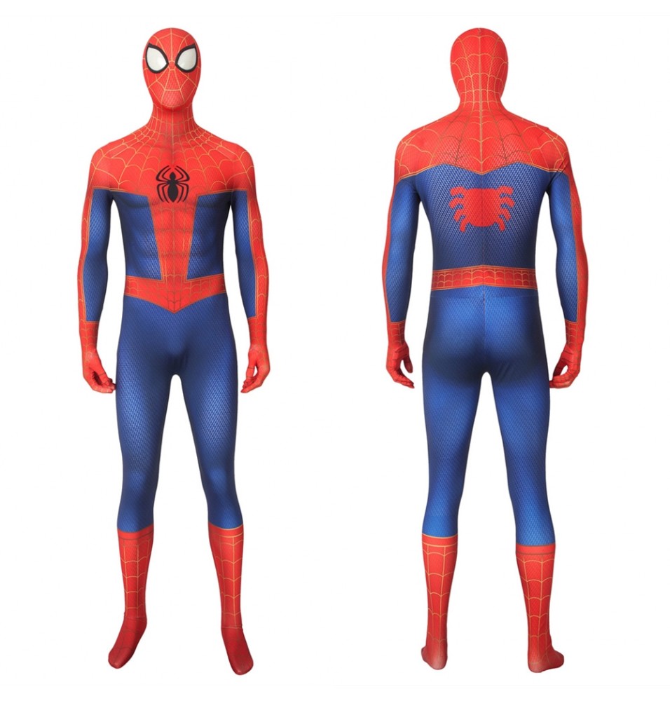 Spider-Man Into the Spider-Verse Peter Parker 3D Zentai Jumpsuit