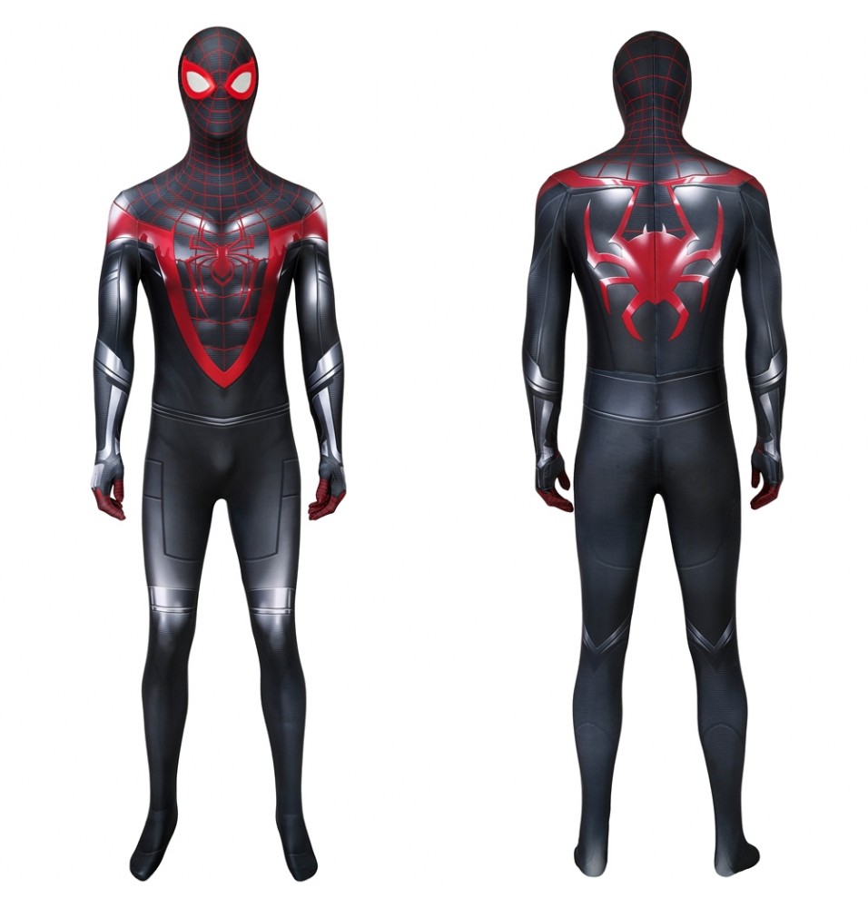 Spider-Man PS5 Miles Morales 3D Zentai Jumpsuit