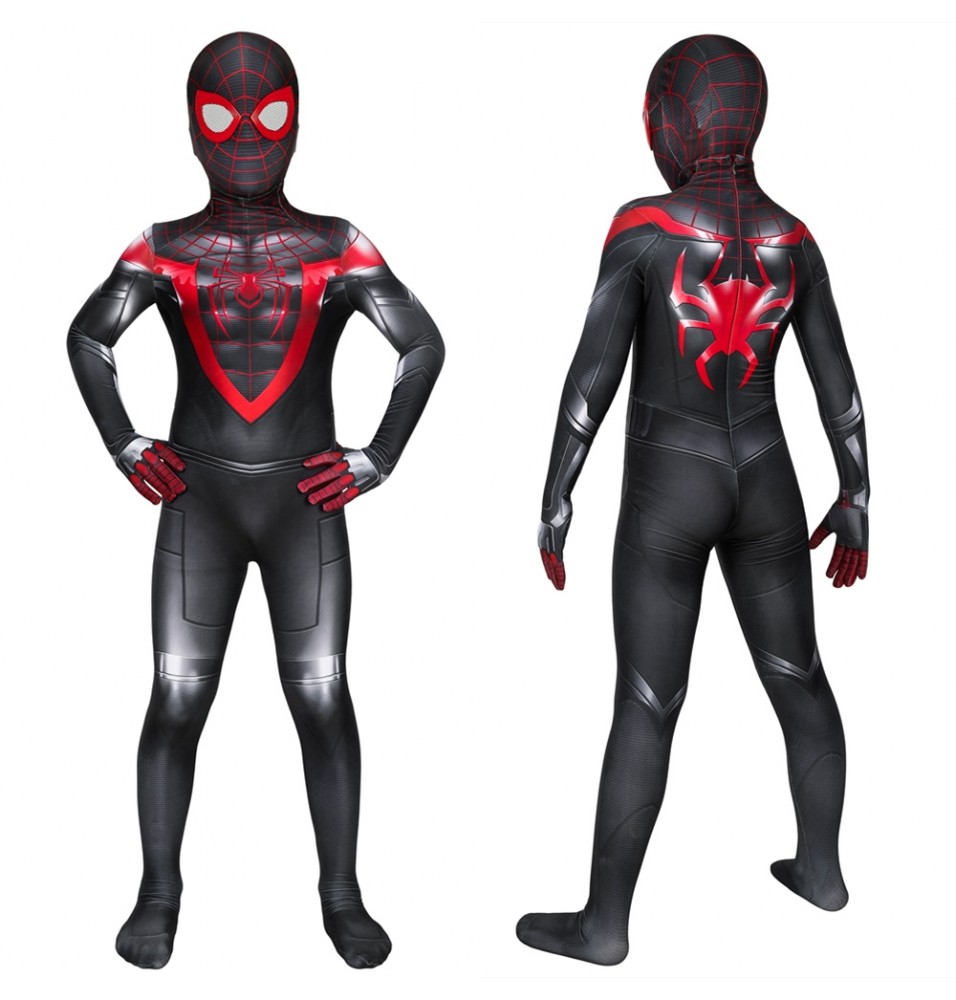 Spider-Man PS5 Miles Morales Kids 3D Jumpsuit