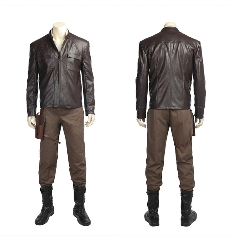 Star Wars 8 The Last Jedi Poe Dameron Cosplay Costume