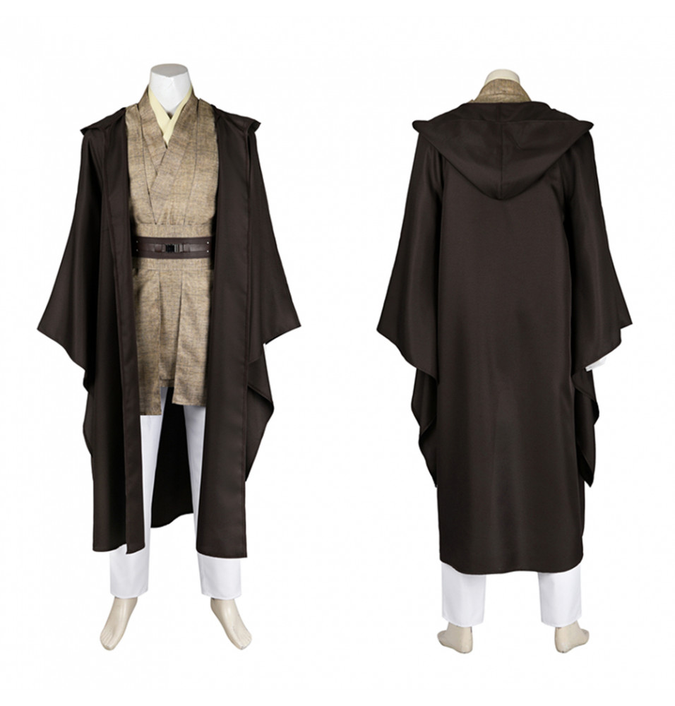 Star Wars Attack of The Clones Mace Windu Cosplay Costume Economical Version