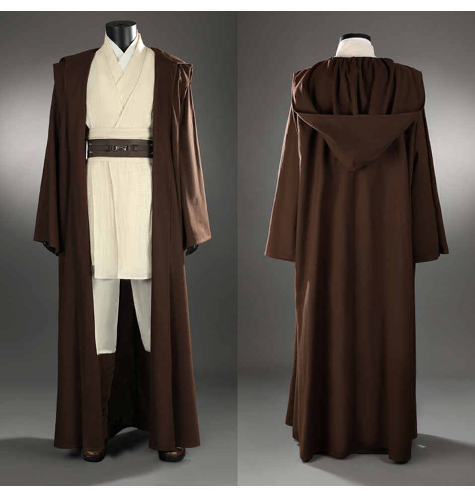 Star Wars Attack of the Clones Obi-Wan Kenobi Cosplay Costume