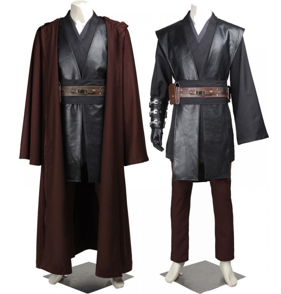 Star Wars III Revenge of the Sith Anakin Skywalker Cosplay Costume Deluxe