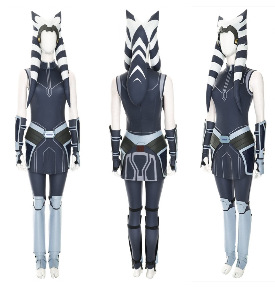 Star Wars The Clone Wars Ahsoka Tano Cosplay Costume