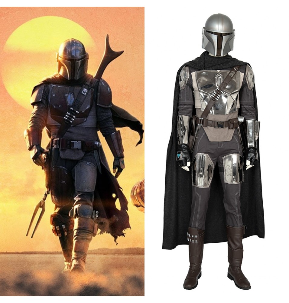 Star Wars The Mandalorian Cosplay Costume Deluxe Outfit