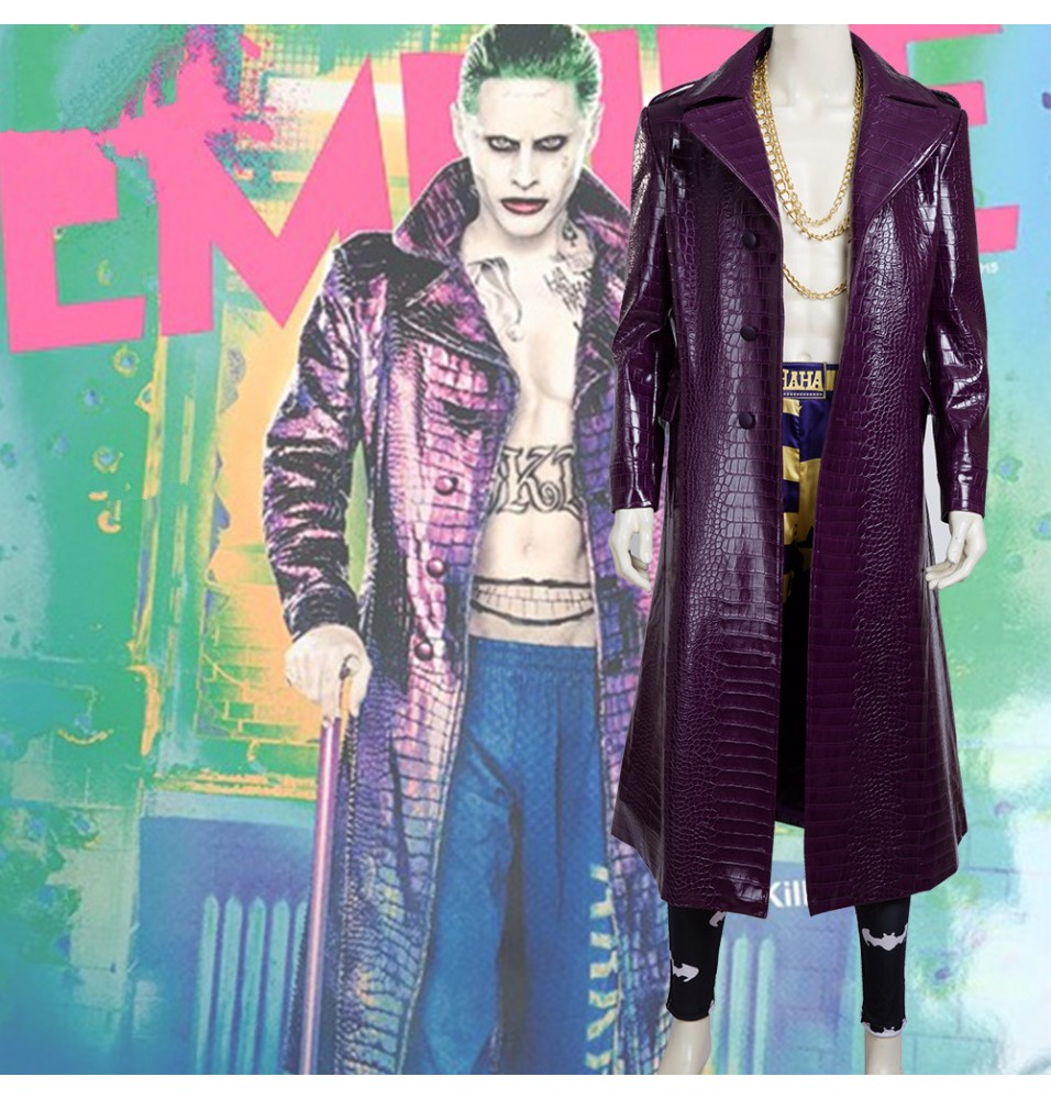 Suicide Squad Joker Cosplay Costume - Deluxe Version