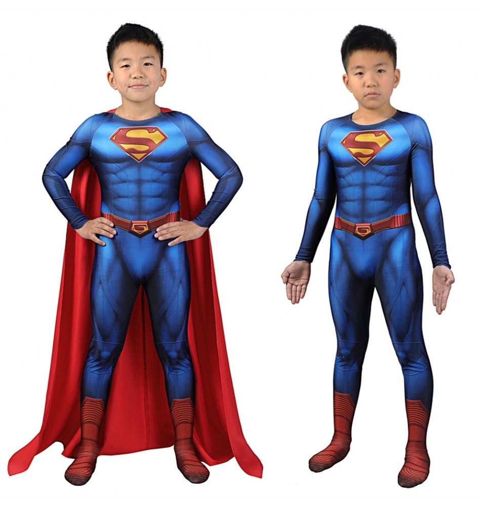 Superman and Lois Superman Kids Jumpsuit with Cloak