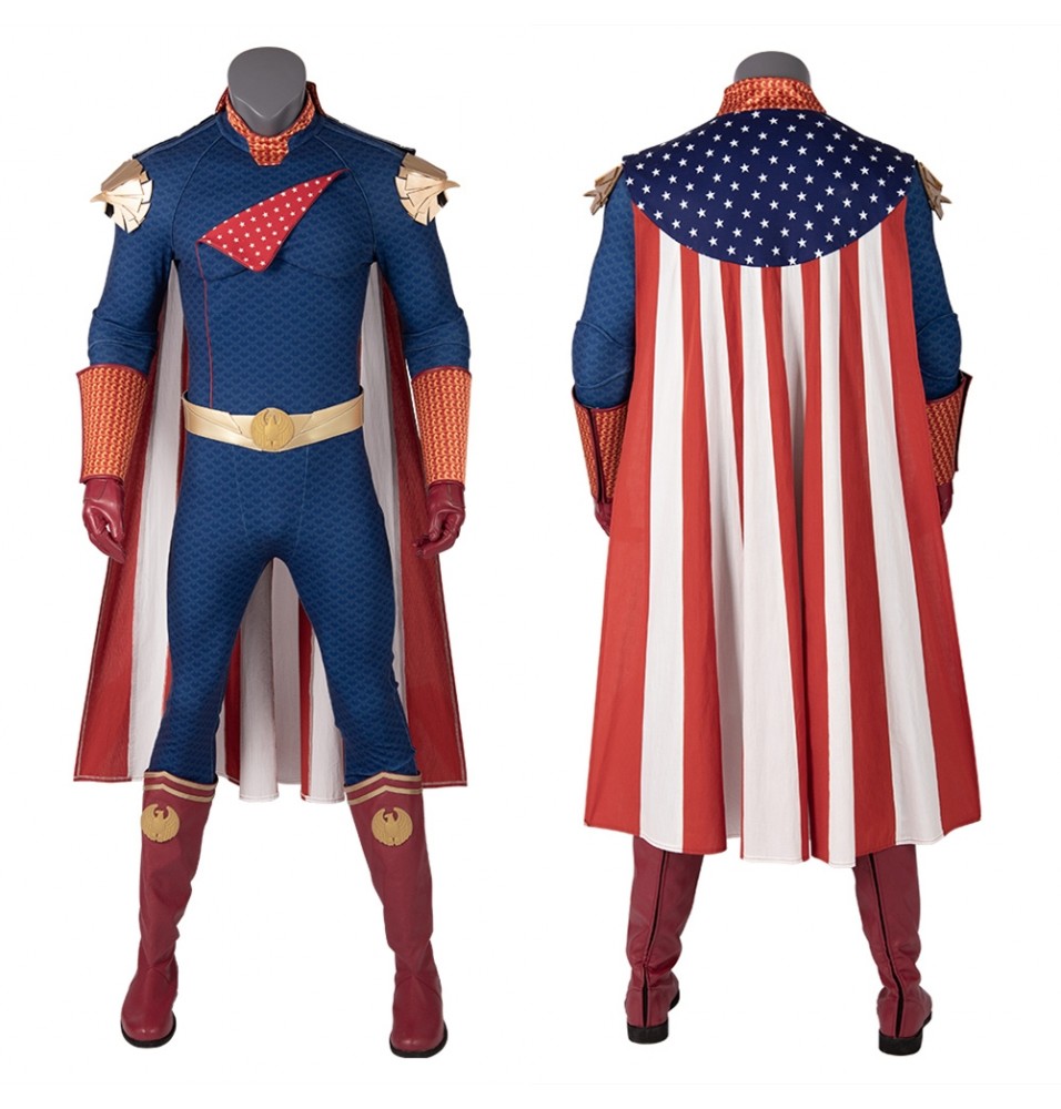 The Boys Season 1 Homelander Cosplay Costume Deluxe Version