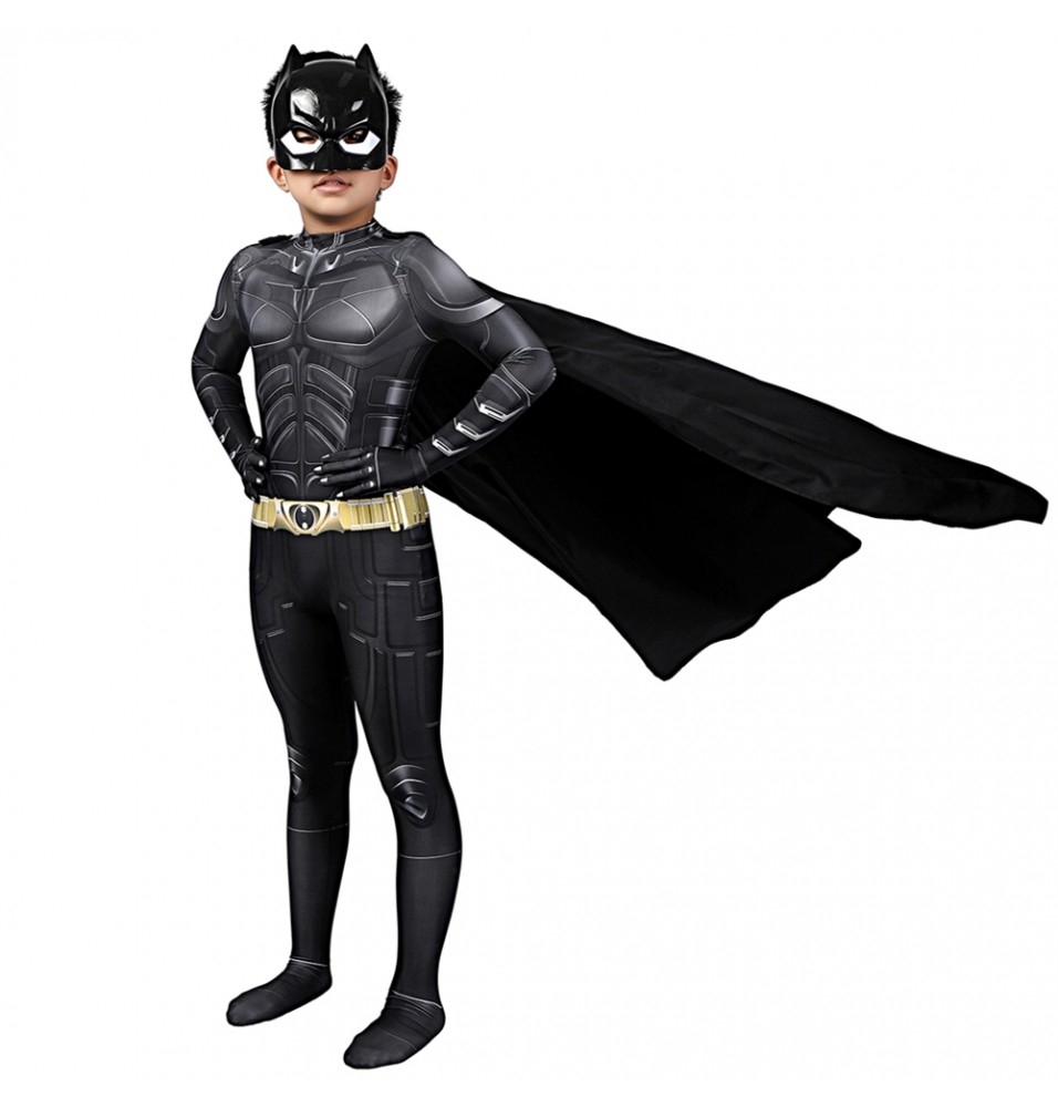 The Dark Knight Rises Bruce Wayne Batman Kids 3D Jumpsuit