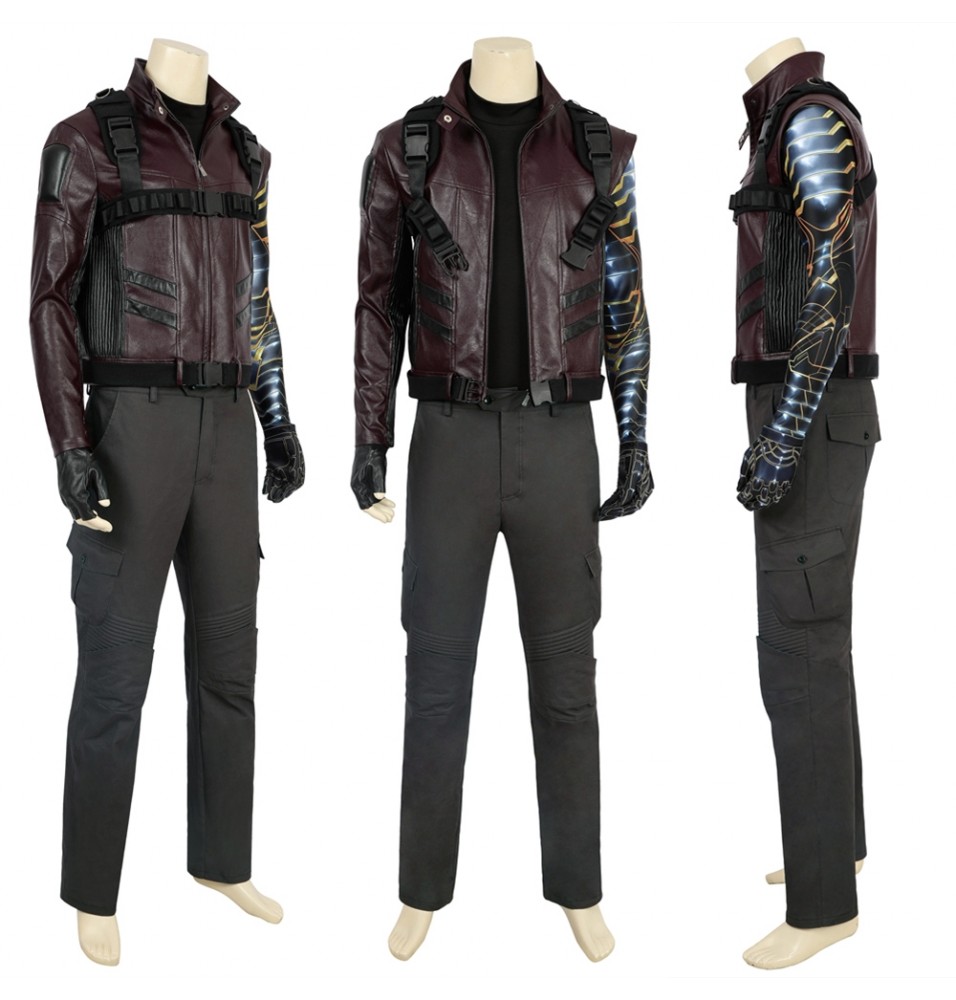 The Falcon and the Winter Soldier Bucky Barnes Cosplay Costume