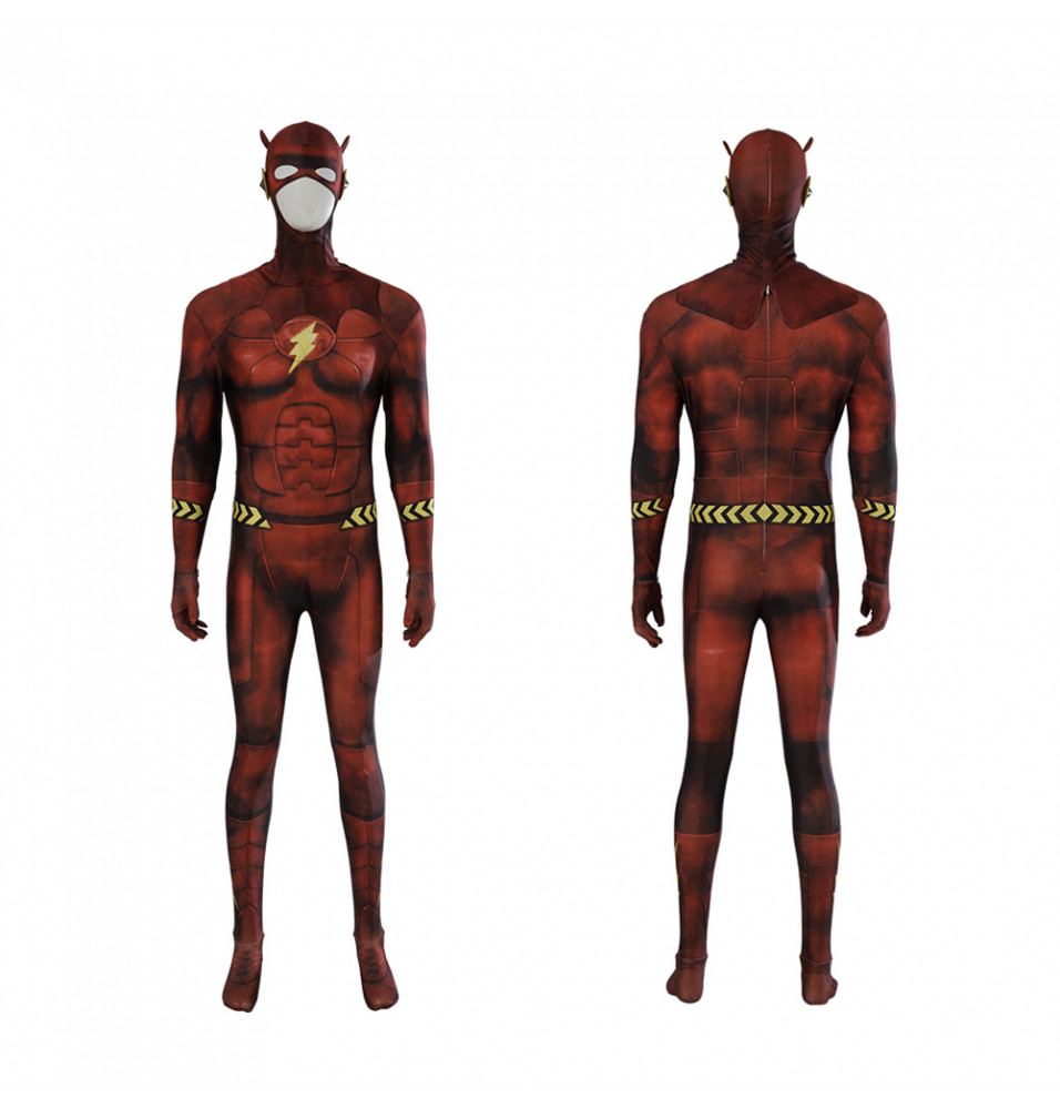 The Flash and Batman Flash Cosplay Jumpsuit