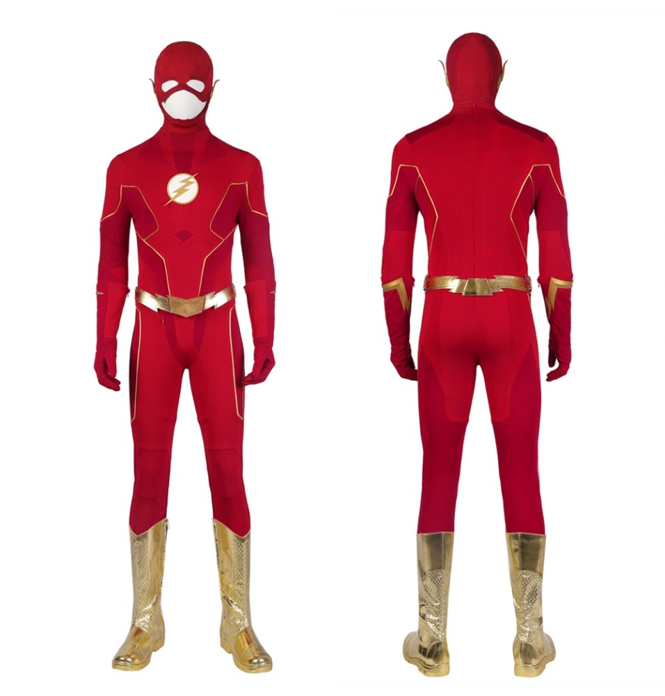 The Flash Season 8 Barry Allen Flash Cosplay Costume