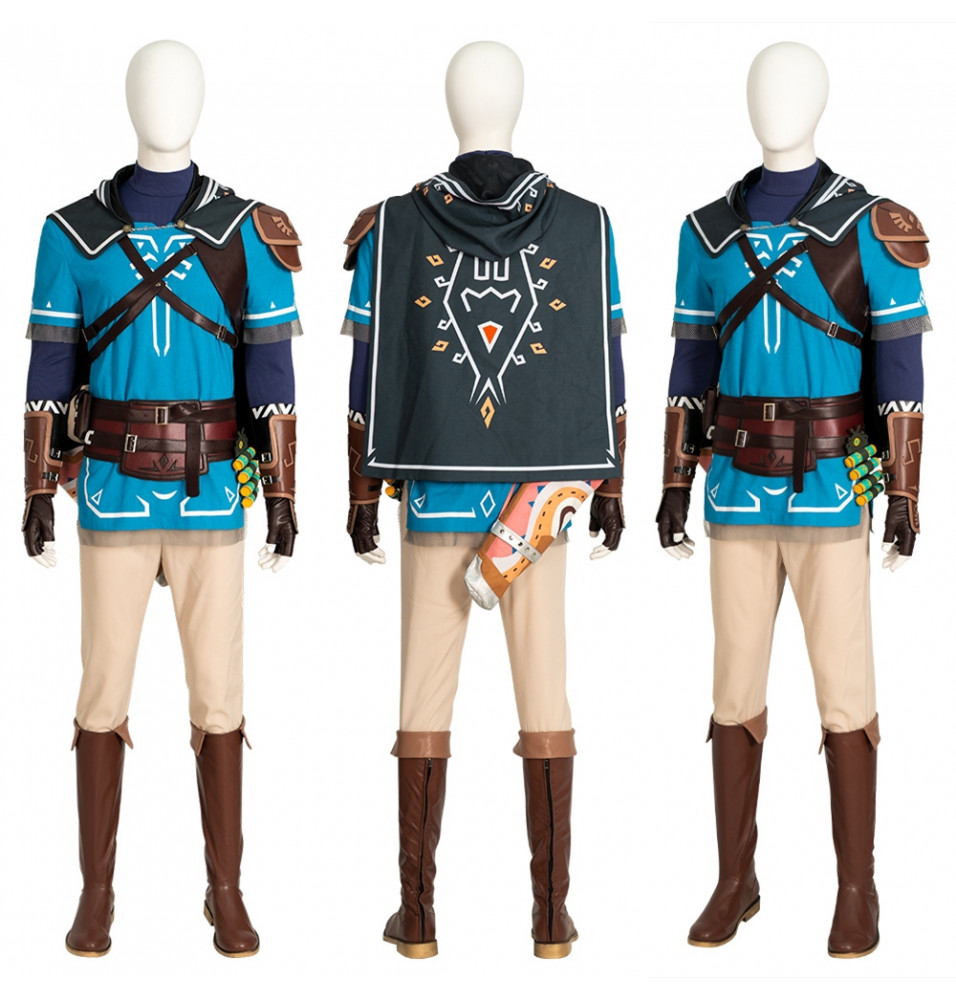 The Legend of Zelda Tears of the Kingdom Link Cosplay Costume