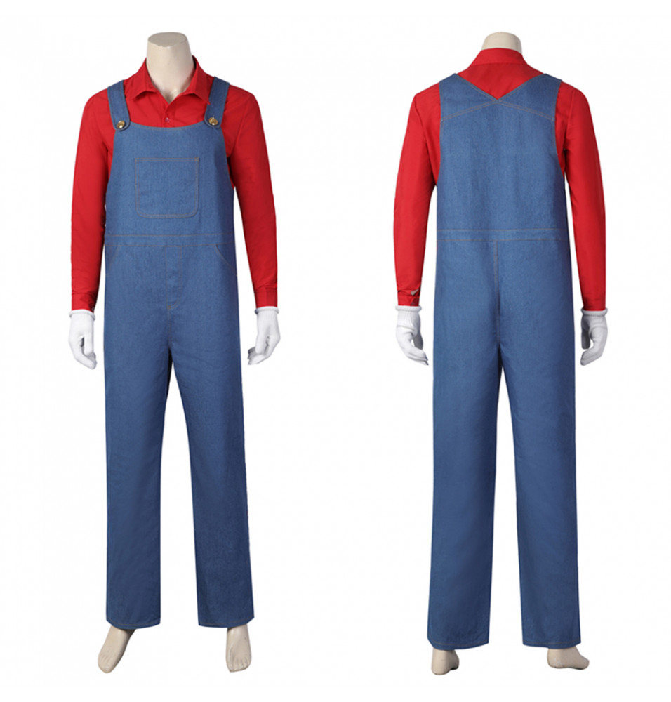 The Super Mario Bros Mario Cosplay Costume