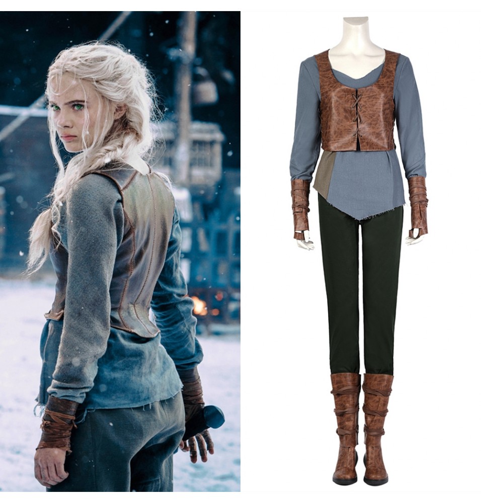 The Witcher 2 Ciri Cosplay Costume