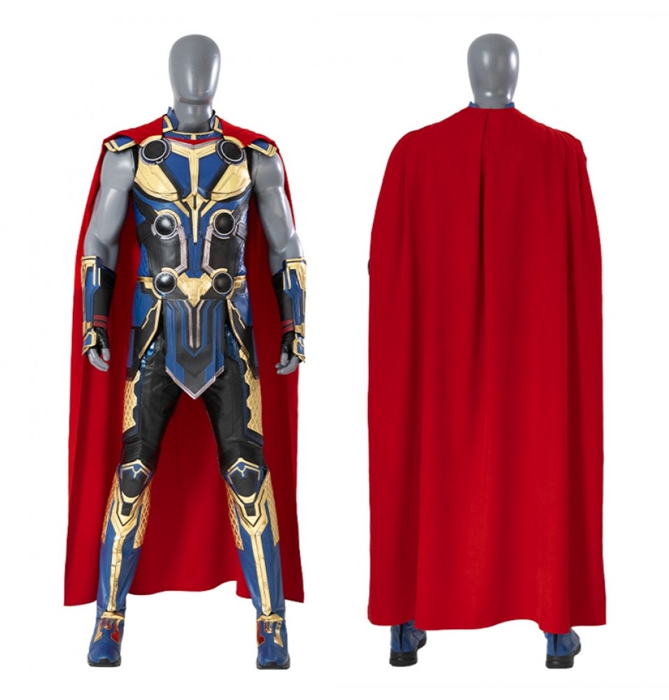 Thor Love and Thunder Thor Blue Fighting Suit Cosplay Costume