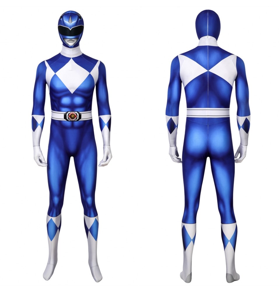 Tricera Ranger Dan Blue Power Rangers 3D Jumpsuit