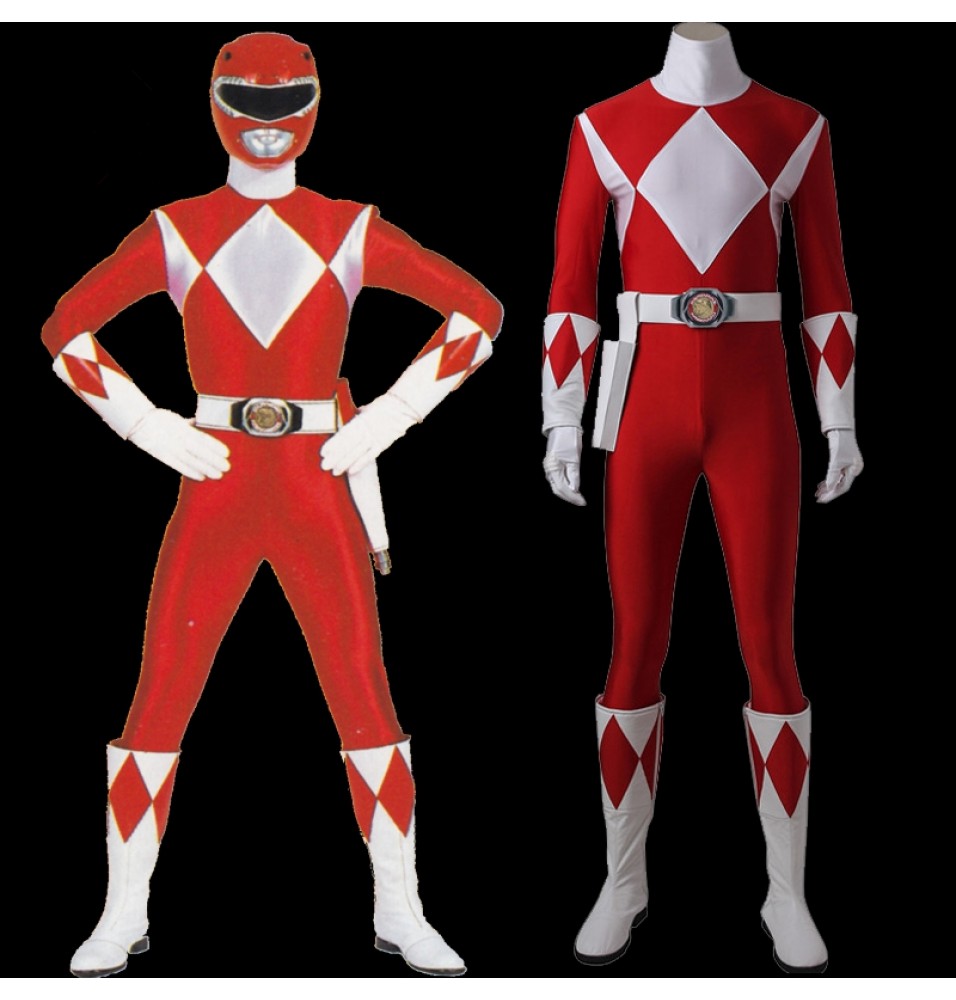 Tyranno Ranger Geki Cosplay Costume Power Rangers Geki Jumpsuit Uniform