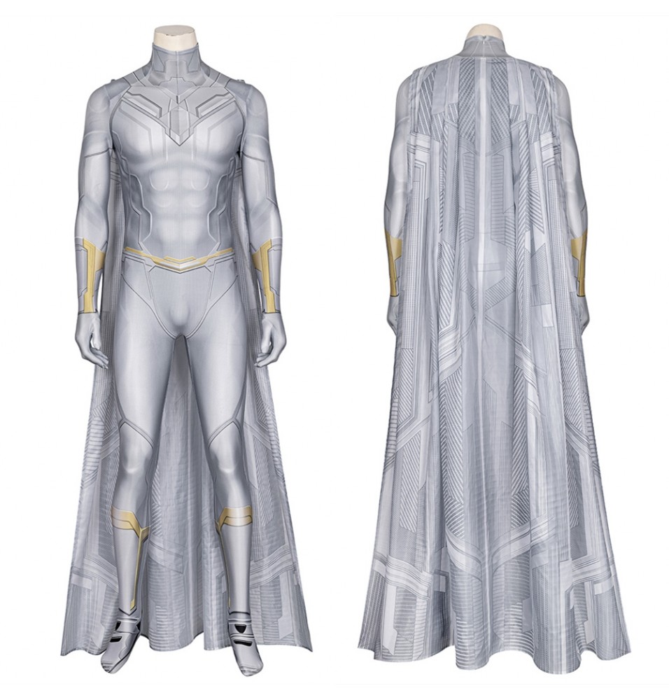 Wanda Vision White Vision 3D Cosplay Jumpsuit